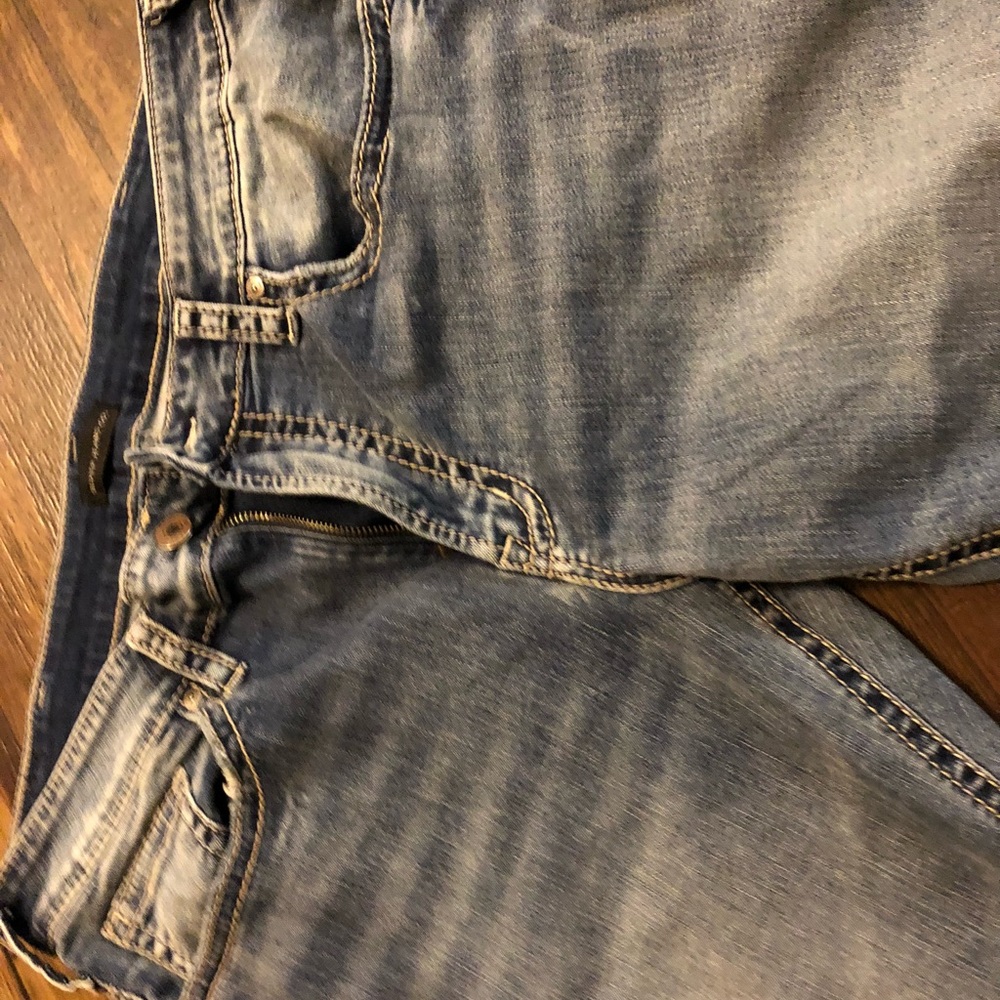 Mens silver jeans
